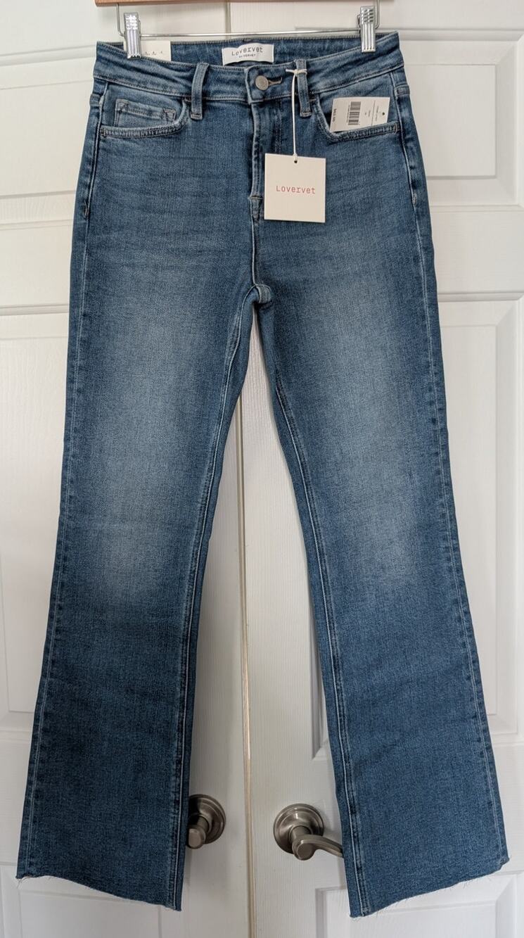 Lovervet by Vervet High Rise Boot Cut Jeans NEW!